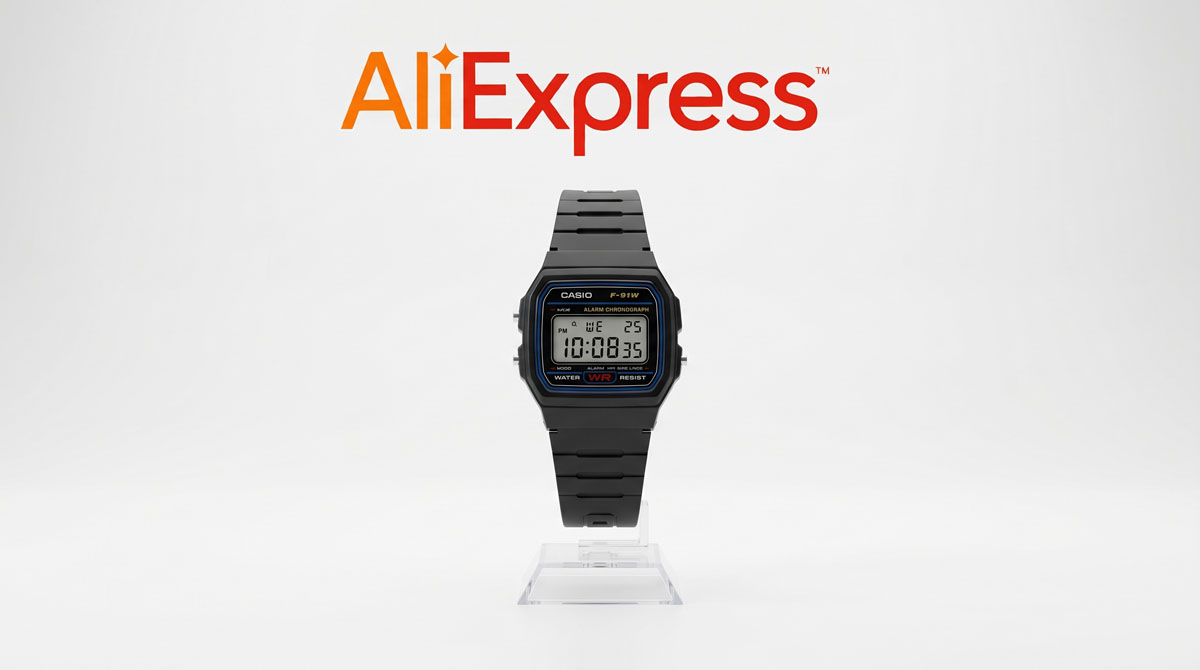 Guia de compra del Casio F-91W a AliExpress per a Andorra